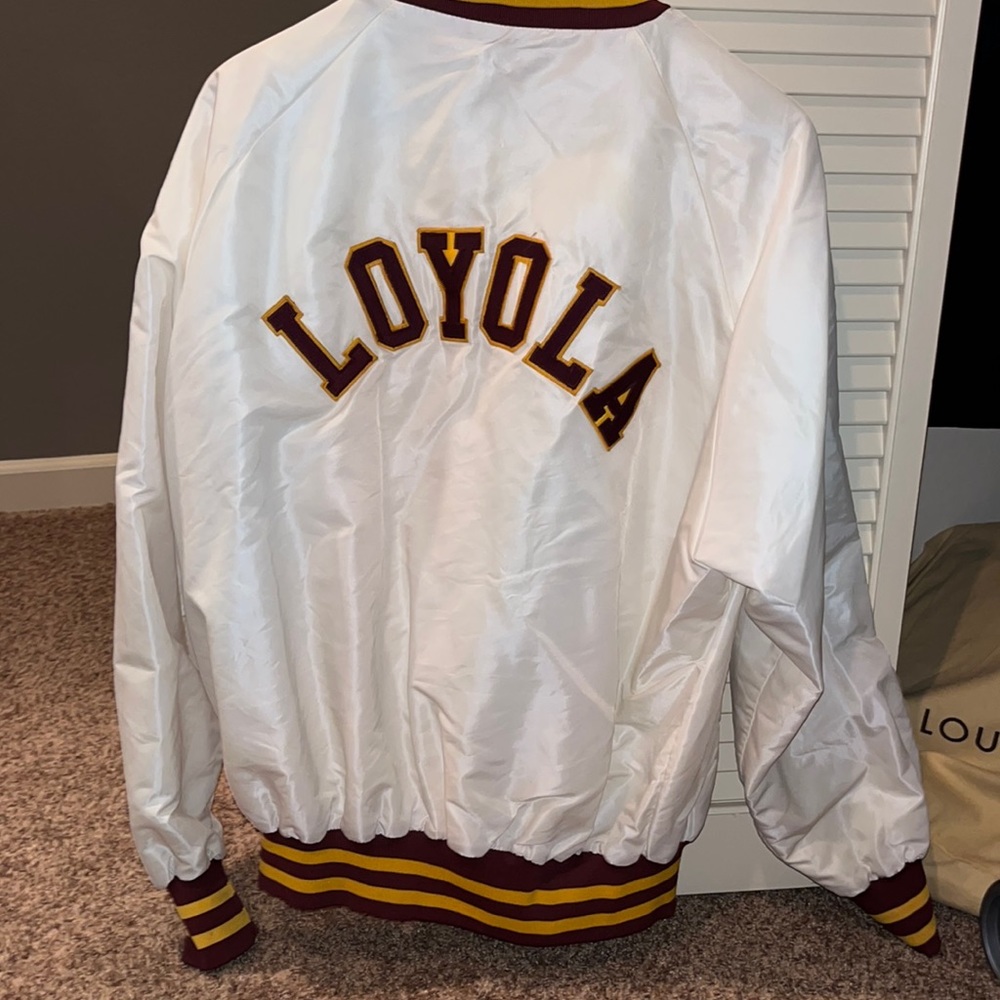 Vintage Loyola windbreaker/varsity style
